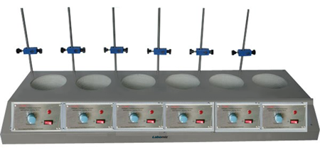 Analog 6-Position Heating Mantle MSPM-1E